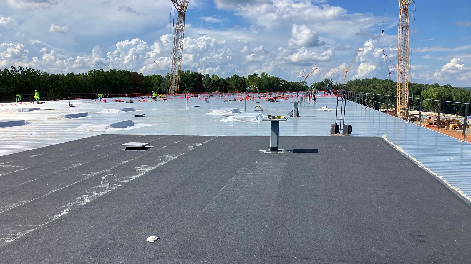 KEE HP PVC installation on the QTS Data Center, Fayetteville