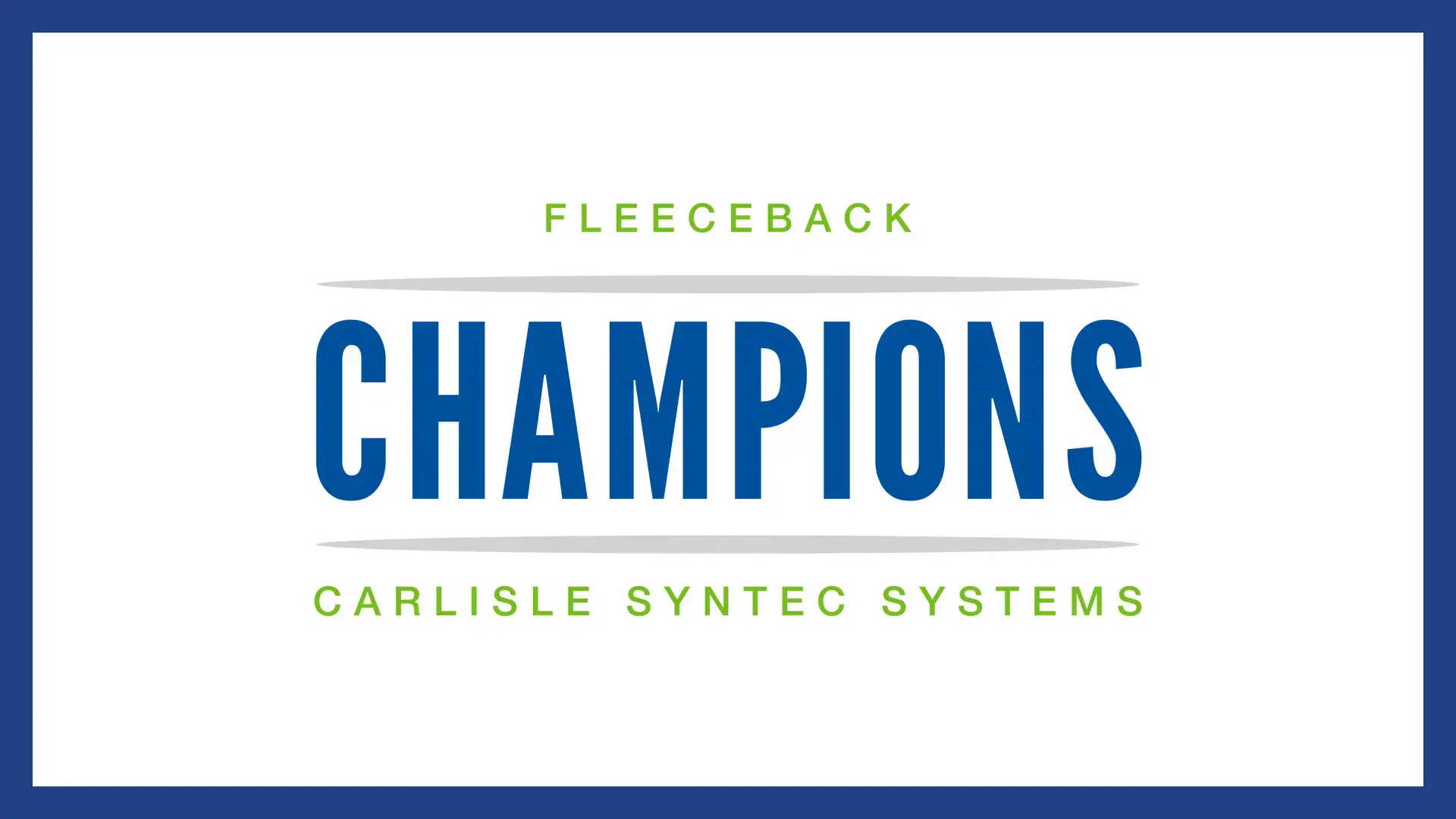 Watertight Roofing Awarded Carlisle’s FleeceBACK® Champions Award
